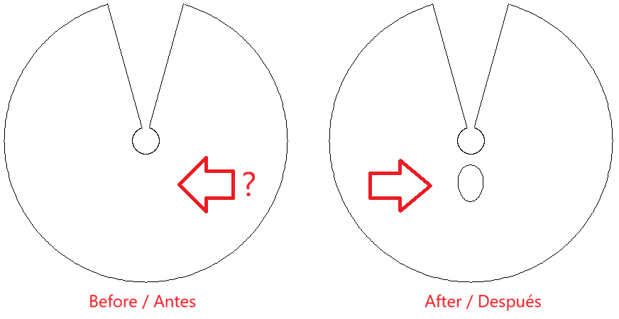 Example of a cone branch preview improvement (developed angle greater than 180 degrees)