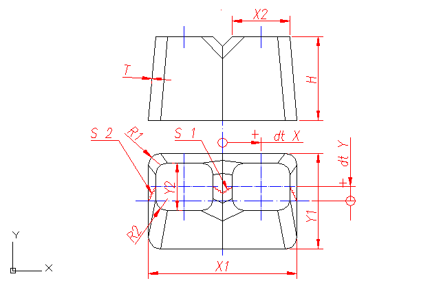 Desarrollo: Bifurcación (Y) - rectángulo redondeado - a - rectángulo redondeado