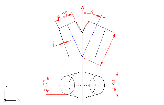Desarrollo: Bifuración [Y] - círculo a círculo [2 conos] - oblicua 